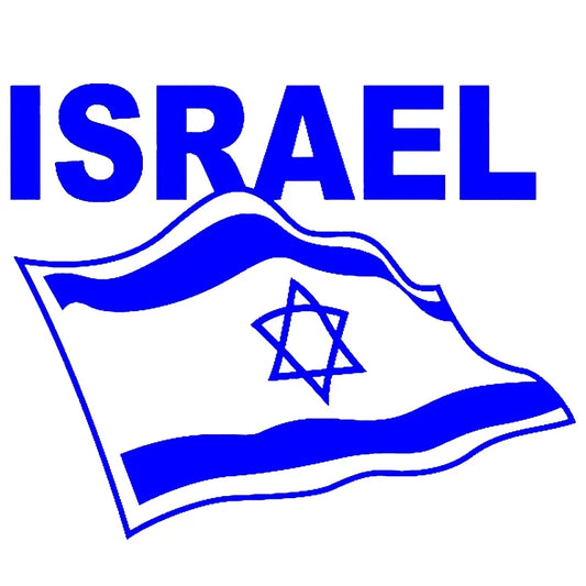 Israeli Flag Car Stickers